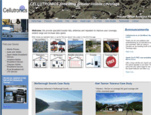 Tablet Screenshot of cellutronics.co.nz